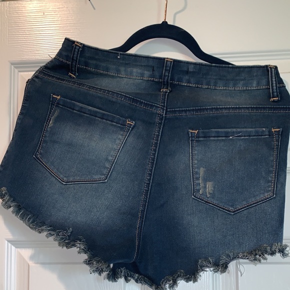 High brand denim cut off shorts - Picture 2 of 2